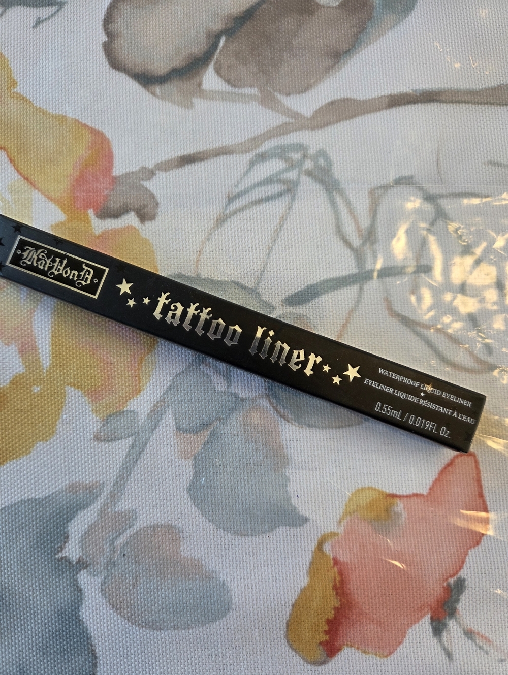 Kat Von D Tattoo Liner Waterproof Liquid Eyeliner 10 Trooper Black 0.55 ml NIB